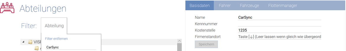Wie lege ich eine Unterabteilung an? CARSYNC Help Center